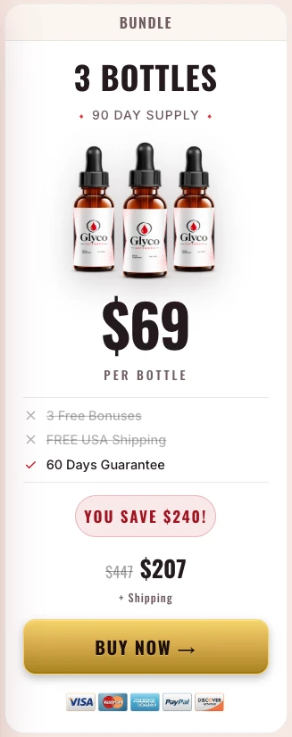 GlycoDefender 3 bottles